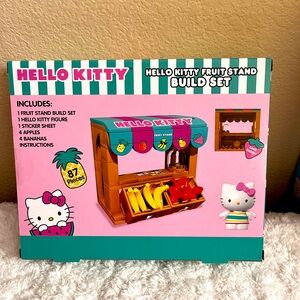 Hello Kitty Fruit Stand Build Set NIB